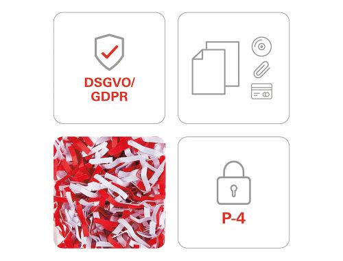 Destruidora de documentos hsm shredstar x8 capacidade de corte 8 folhas em particulas destroi agrafes clips cd e cartoes , Hsm , 63002 , 4026631057738